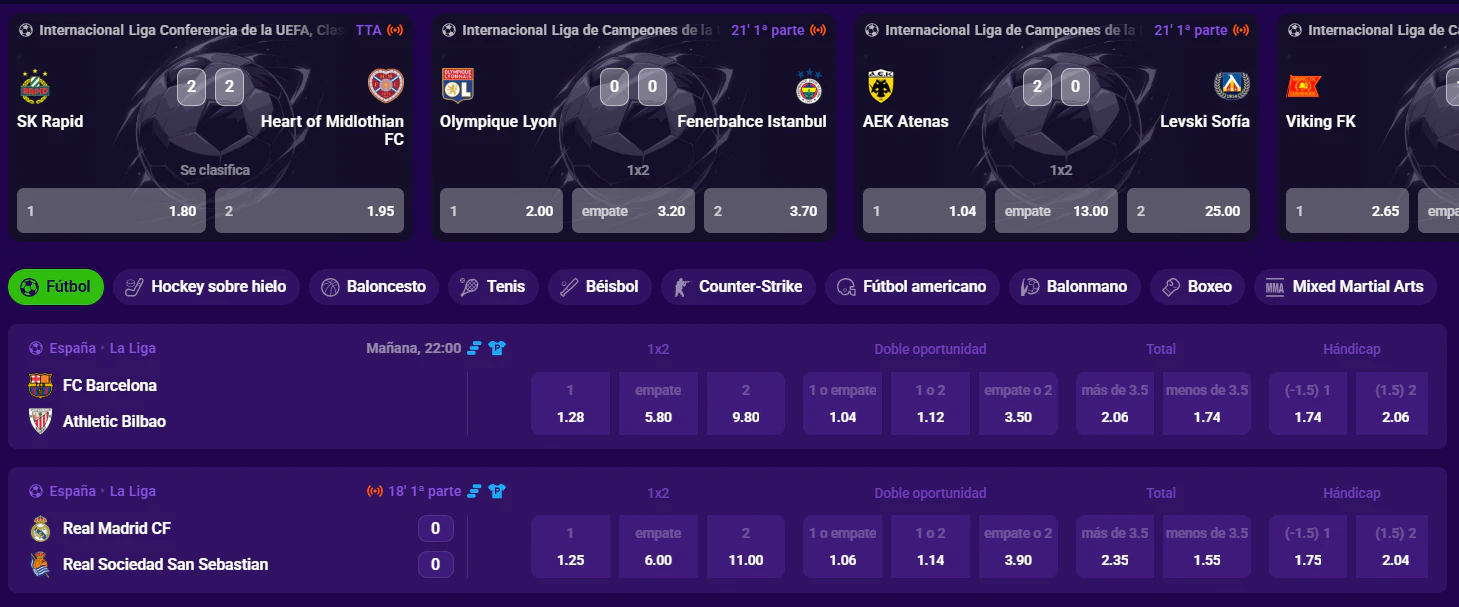LiraSpin Casino: apuestas deportivas y eSports
